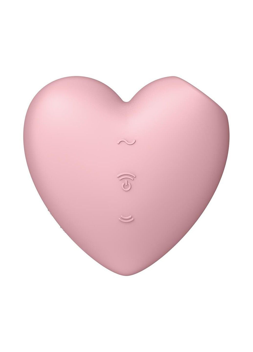 Вакуумний стимулятор-серце з вібрацією Cutie Heart Light Red Satisfyer (298349724)