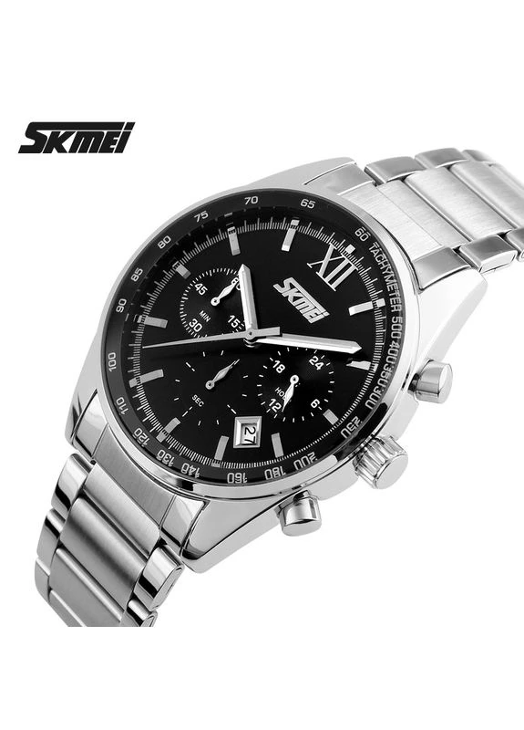 Мужские наручные часы 9096BK Black Skmei (370984784)