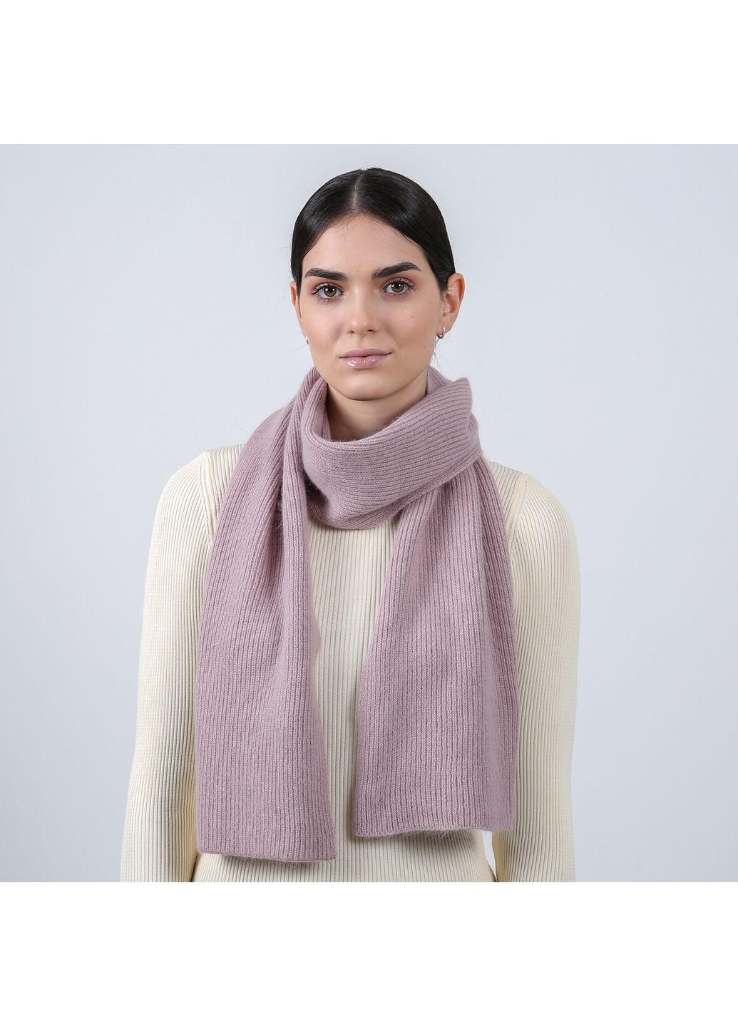 Шарф женский однотонный ангора розовый HENRY LuckyLOOK 024-053 (368389986)