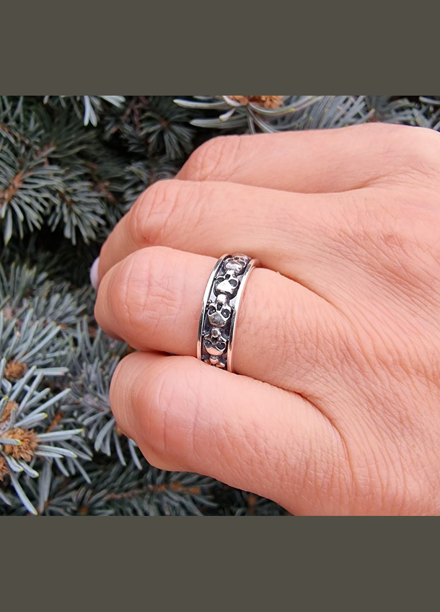 Кольцо в форме черепа 8005 SE, размер Maxi Silver (341538902)