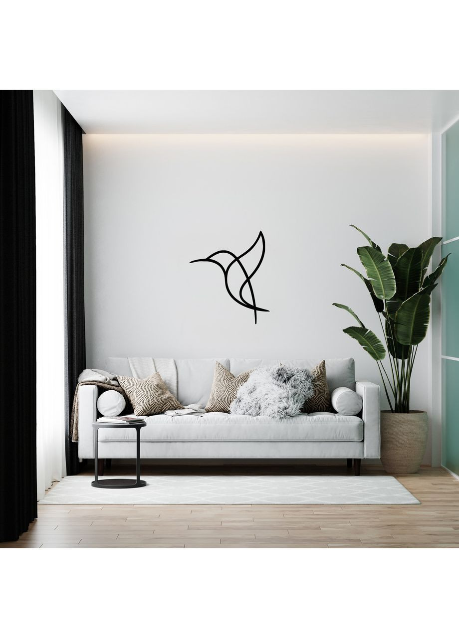 Деревянное декоративное настенное панно «Bird line» Ekostar (368307113)