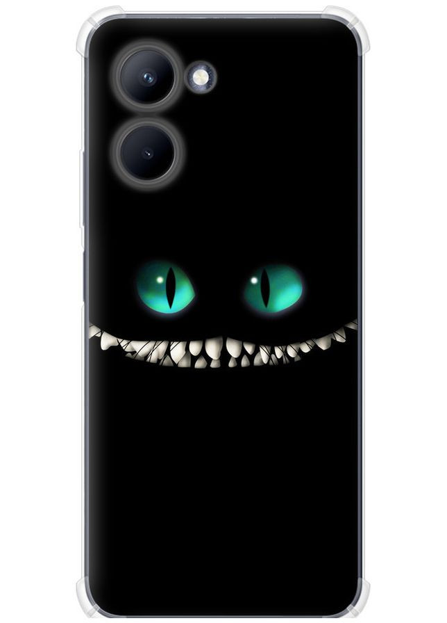 Силикон с усиленными углами чехол 'Чеширский кот' для Endorphone Realme C33 (308367740)