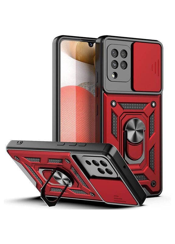 Ударопрочный чехол Camshield Serge Ring для Samsung Galaxy A22 4G / M32 Red No Brand (340063522)