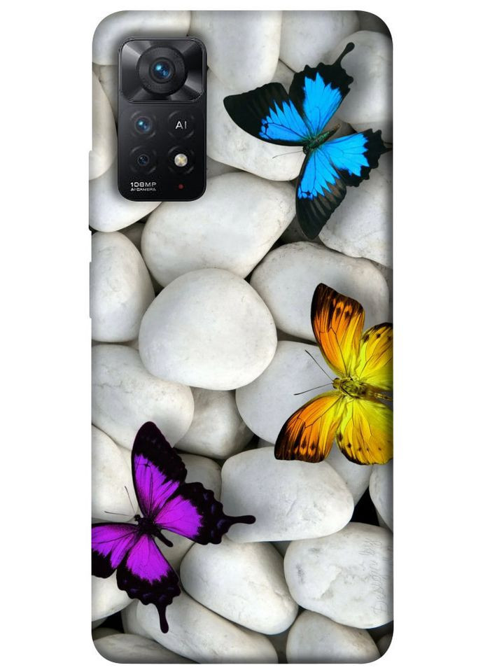 Чохол з принтом для Xiaomi Redmi Note 11 Pro 4G, 11 Pro 5G для Ксьомі, ксіоміредмі ноті 11 про Butterflies No Brand (339060274)