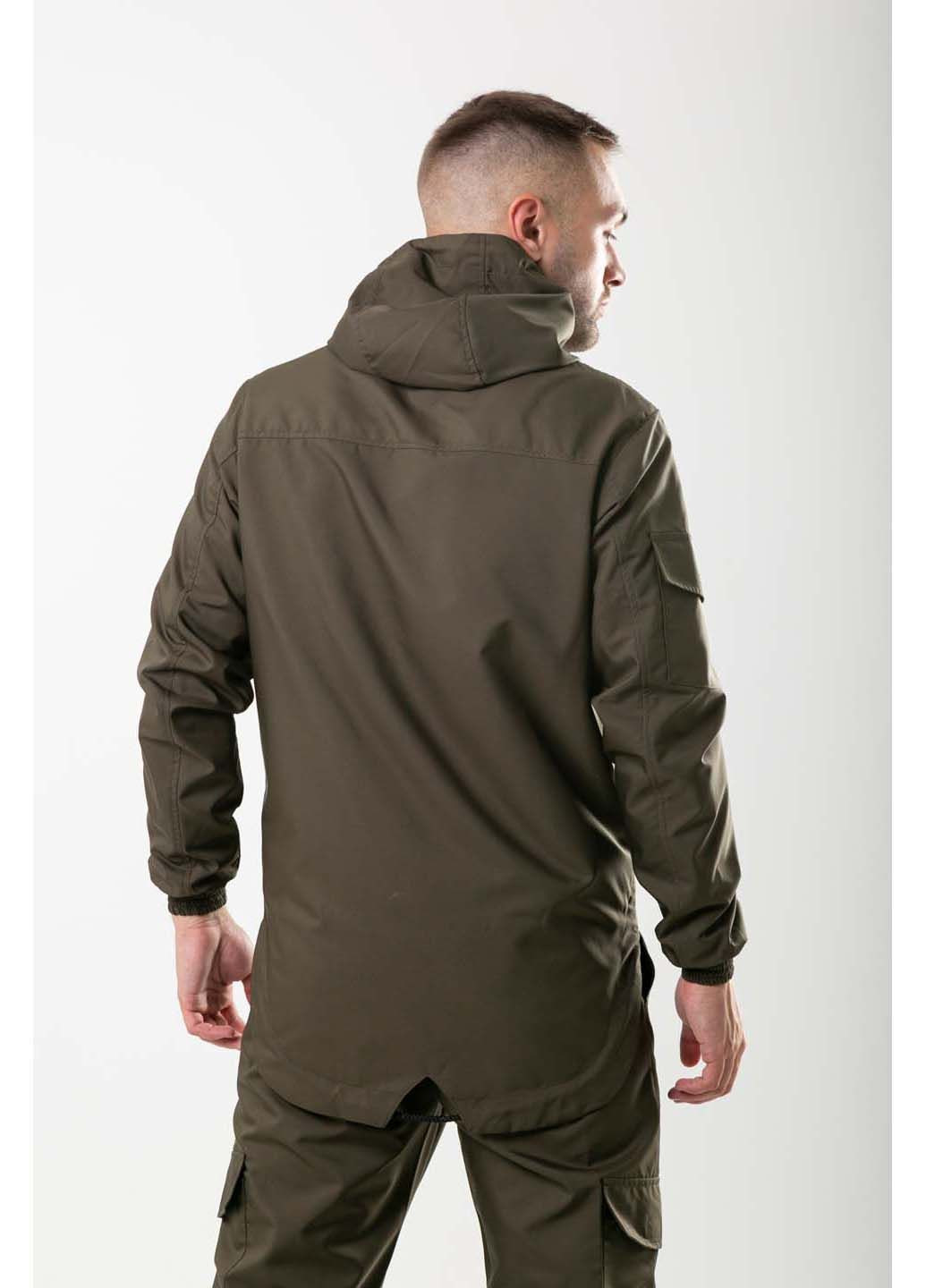 Оливковая (хаки) демисезонная ветровка Intruder