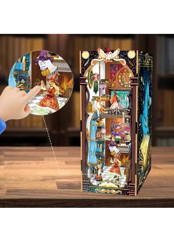 Бук Нук Таємнича магічна сила Інтер'єрний конструктор Mystical Magical Power DIY Book Nook Kit 68051 No Brand (362452853)