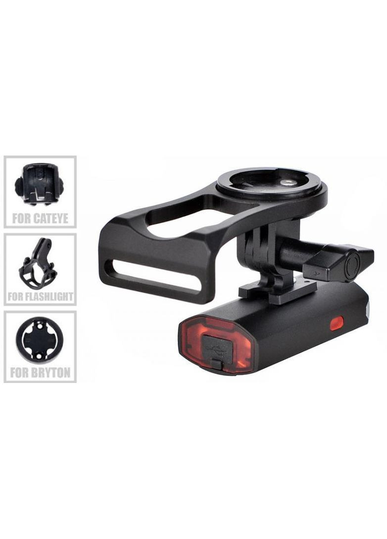 Фара передняя Polluks 250Lm 80mAh USB с кронштейном, черный (A-O-B-P-0414) ProX (369781929)