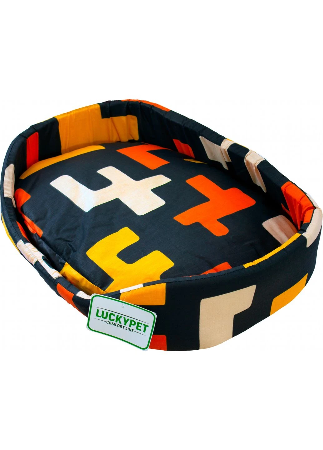 Лежак для собак і кішок №6 Макс 54x76x15 см Геометрія (4820224212197) Lucky Pet (313239554)
