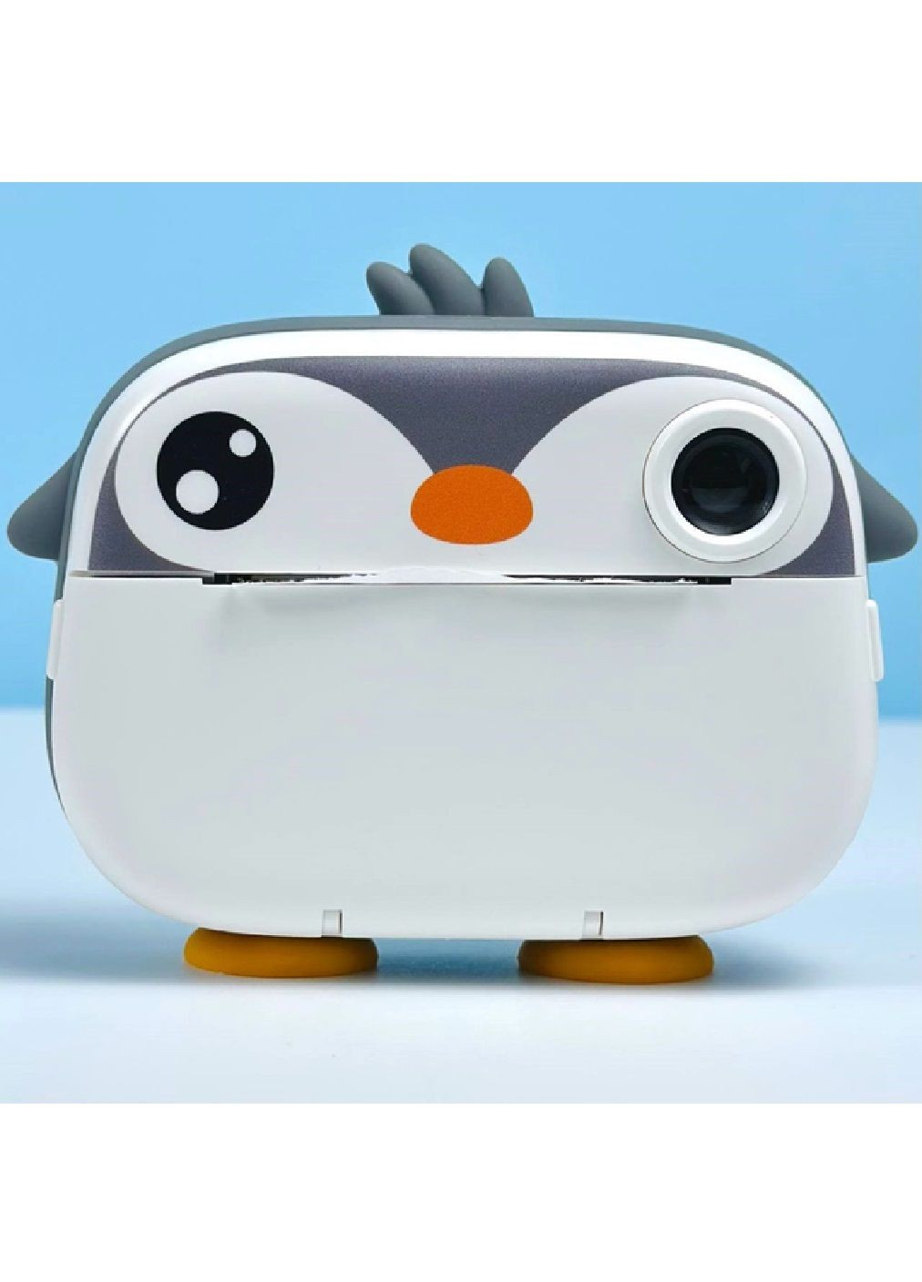 Дитячий фотоапарат термопринтер з миттєвим друком фронтальною камерою підтримкою карти пам'яті (480010-Prob) Пінгвін Unbranded (328136634)