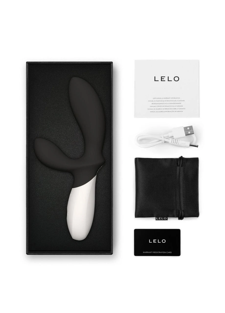 Масажер простати Loki Wave 2 Black, 2 мотори, манливий рух + вібрація Lelo (315340082)