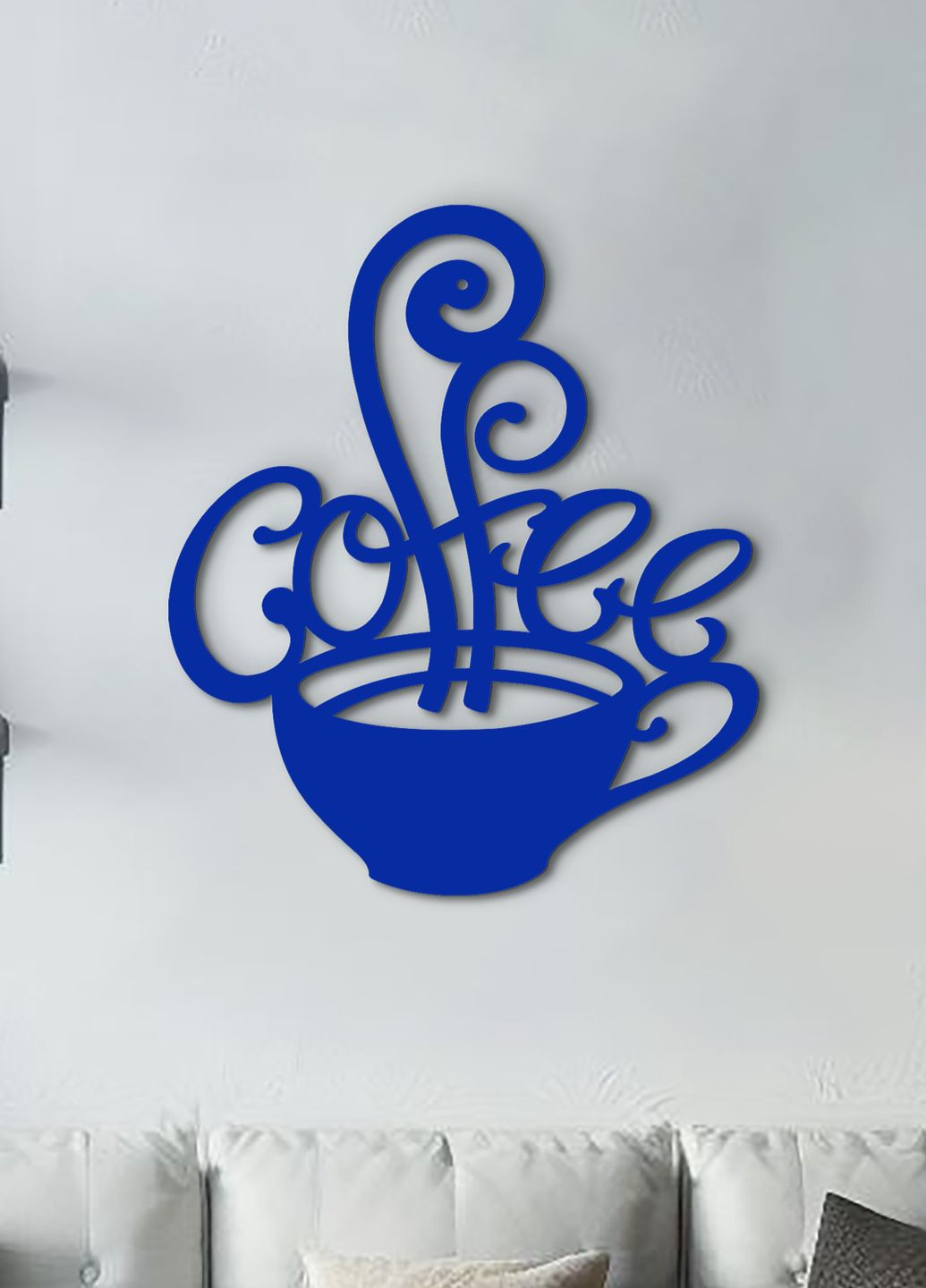 Сучасна картина на кухню, декоративне панно з дерева "Філіжанка кави", стиль мінімалізм 20х23 см Woodyard (291843111)