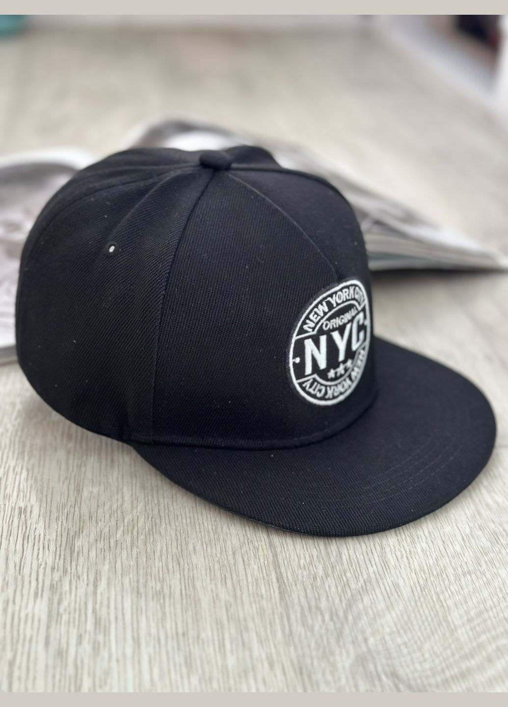 Кепка снепбек (Snapback) Нью-Йорк NYC Черный 56-61р (9065) No Brand (294205941)