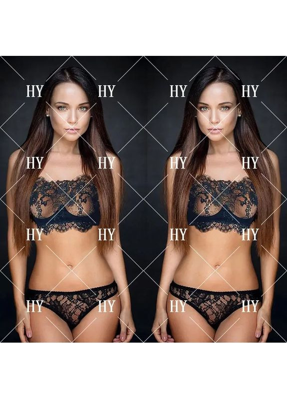 Чорний демісезонний чорна сексуальна жіноча спідня білизна з ніжного французького мережива. комплект спідньой білизни чорного кольору China