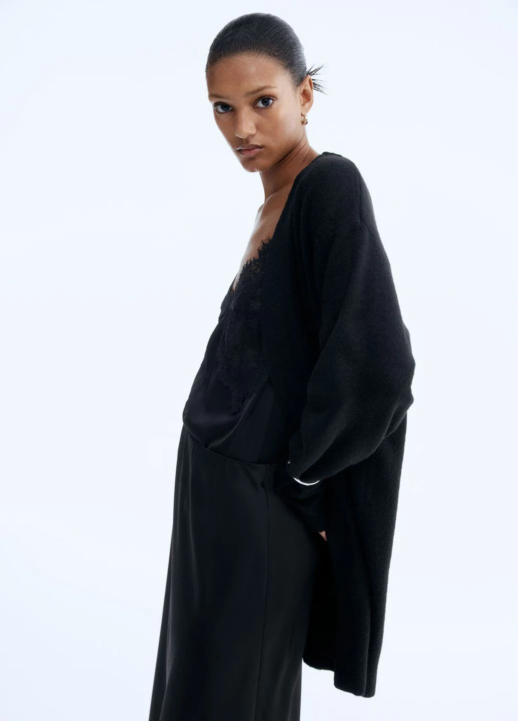 Подовжений кардиган H&M (365435703)