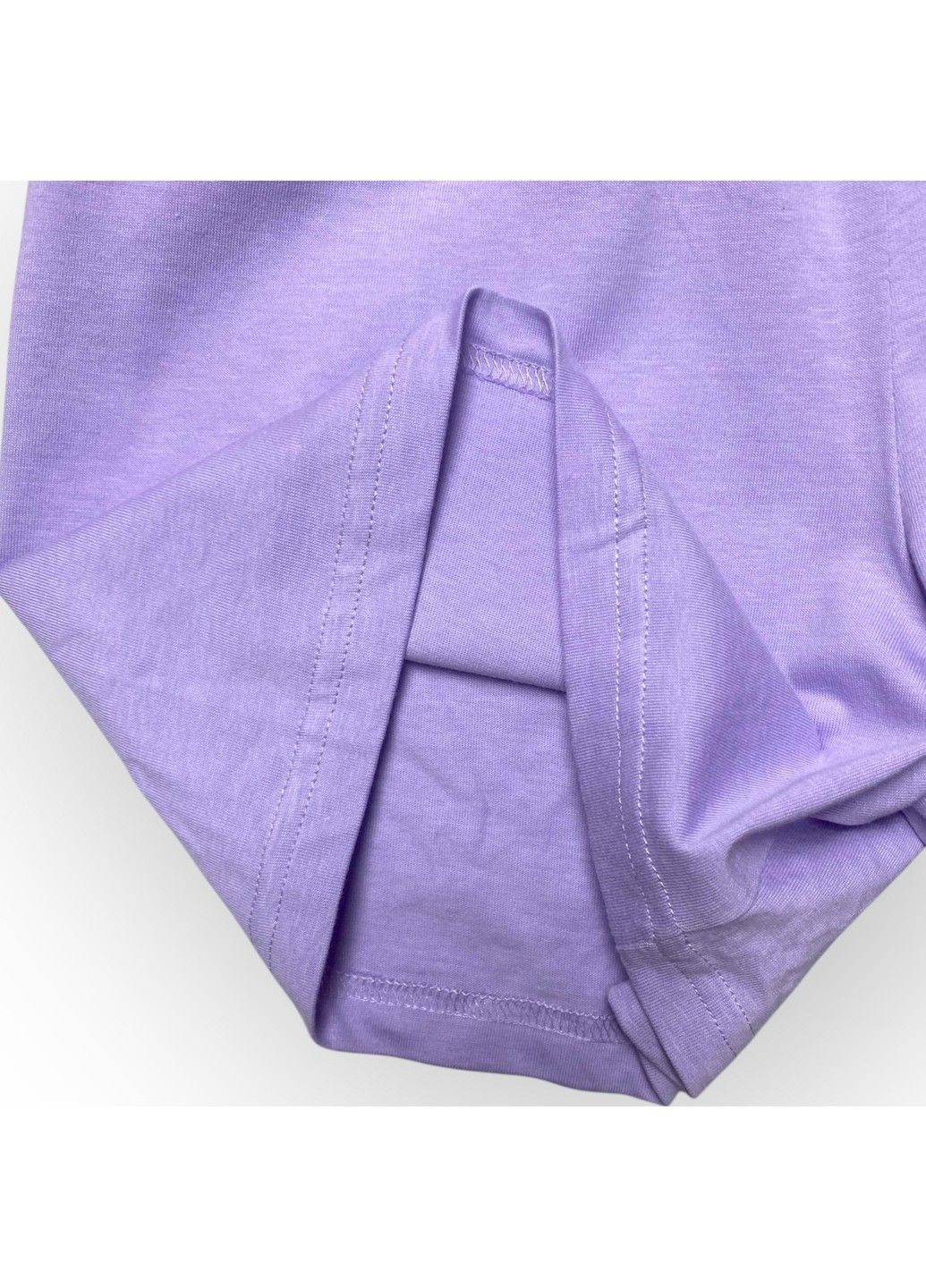 Рожевий костюм комплект футболка+шорти дитячий літній бавовняний на дівчинку принт мінні маус, рожевий, фіолетовий Primark