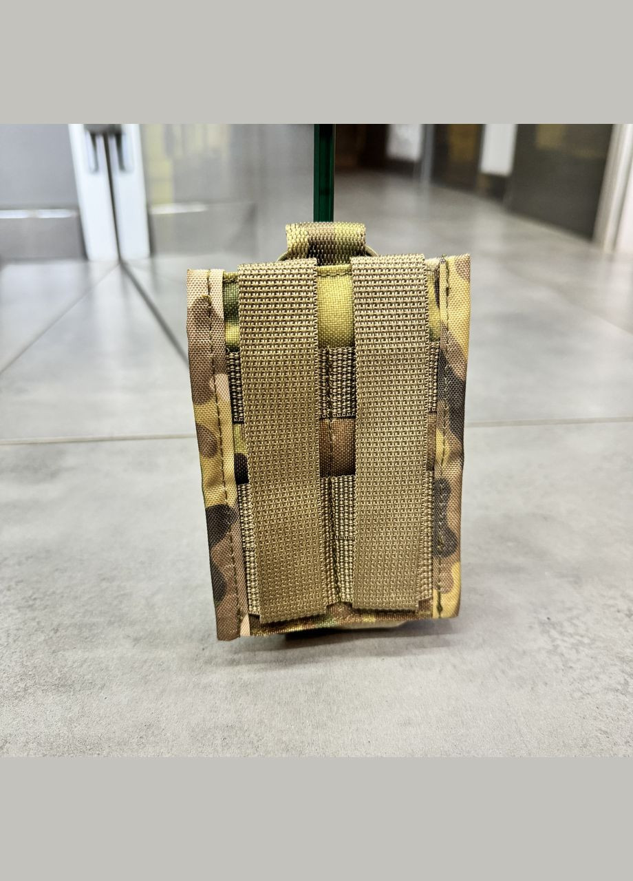 Підсумок під рацію на моллі, Мультикам,, Cordura 1000D, тактичний чохол для рації на моллі, сумка на моллі WinTac (341320105)