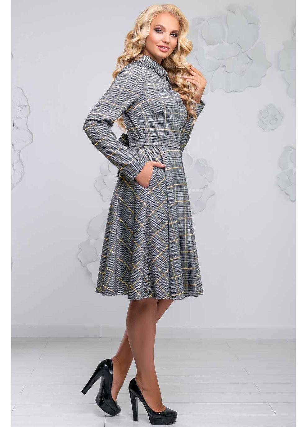Серое платье 1024.2810 Seventeen