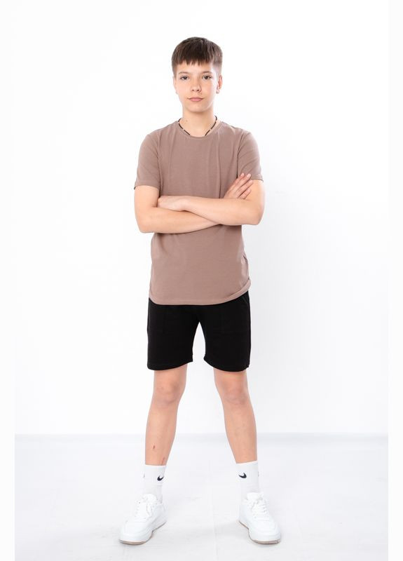 Подростковые шорты для мальчика однотонные с карманами (p-10861) Носи своє (363043722)