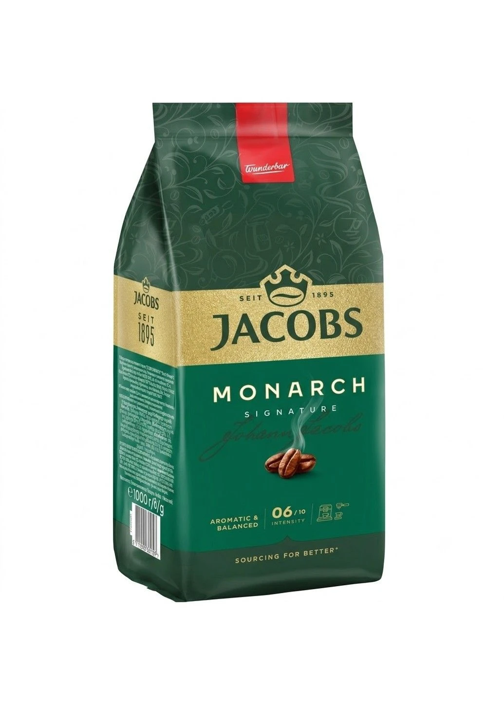 Кофе в зернах Monarch 1 кг Jacobs (400912112)