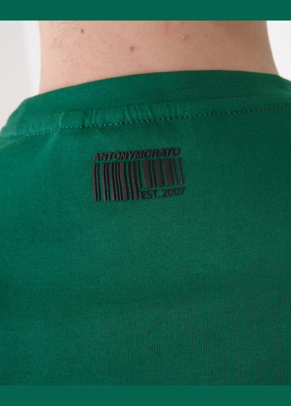 Зеленая футболка-футболка мужская для мужчин Antony Morato