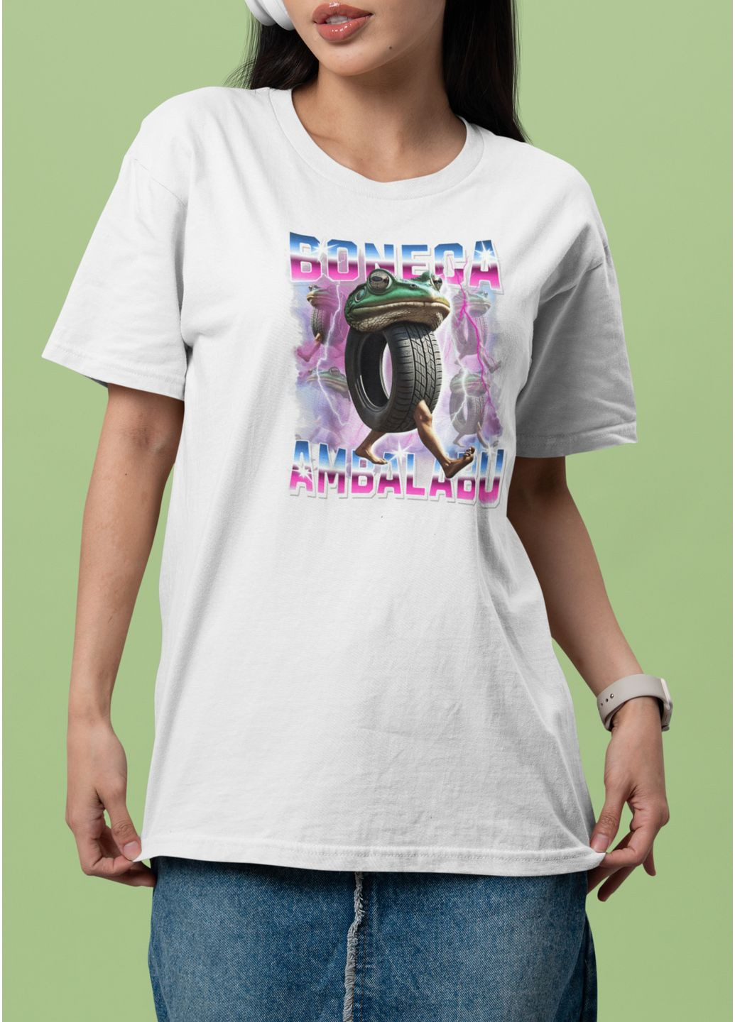 Футболка жіноча Бонека Амбалабу (Boneca Ambalabu) Mishe - (349453329)