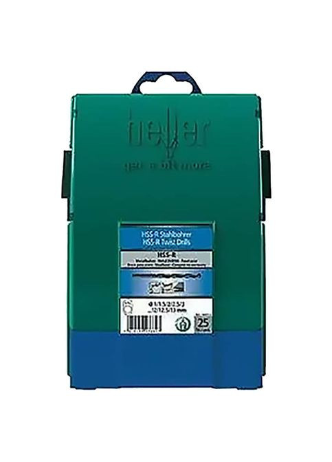 Набір мітчиків машинних форма B HSS-G М3-4-5-6-8-10-12 і свердл 2,5/3,3/4,2/5,0/6,8/8,5/10,2 мм 14шт (12923) Heller (295034406)