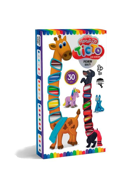 Тесто для лепки "Master Do" 30 брикетов (укр) Dankotoys (297148696)