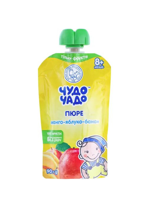 Пюре Чудо-Чадо Манго-яблуко-банан, 90 г Чудо-чадо (328397459)
