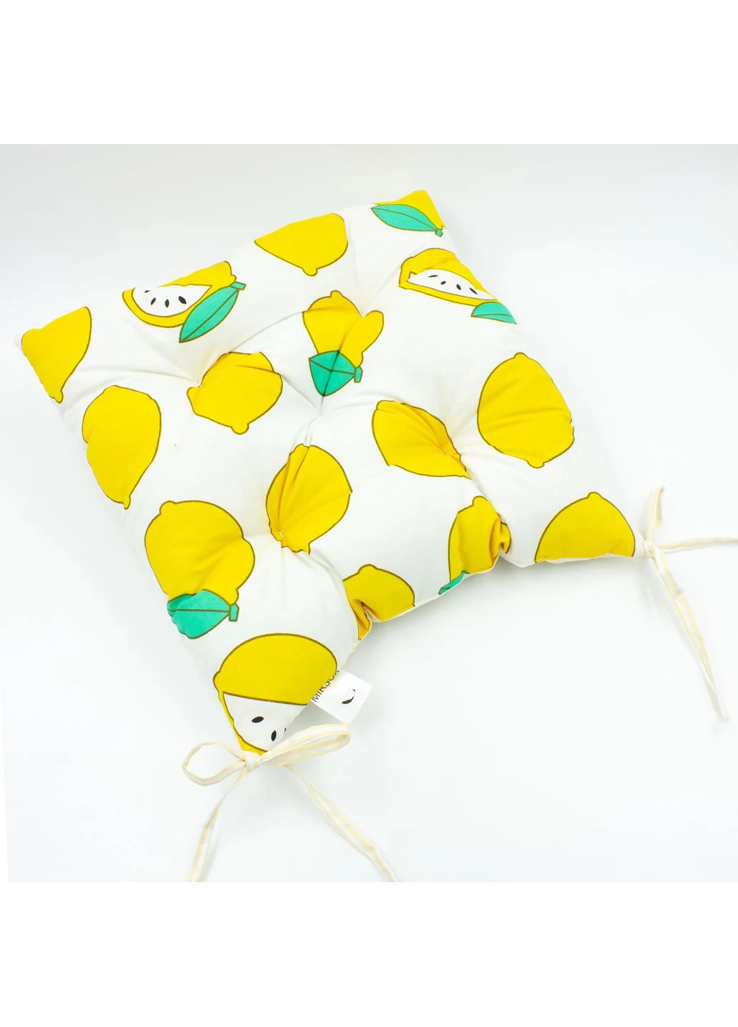 Подушка для стільця Бязь Принт 17-0531 Striped Lemon 40*40 Mirson (397395438)