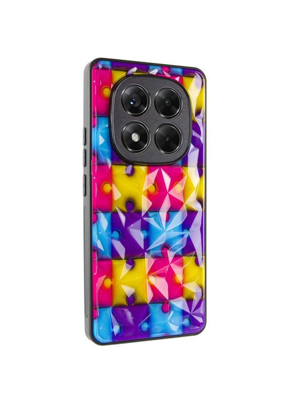Чохол TPU+PC Prisma Fluffie для Xiaomi Redmi Note 14 Pro 5G Puzzle No Brand (340064405)