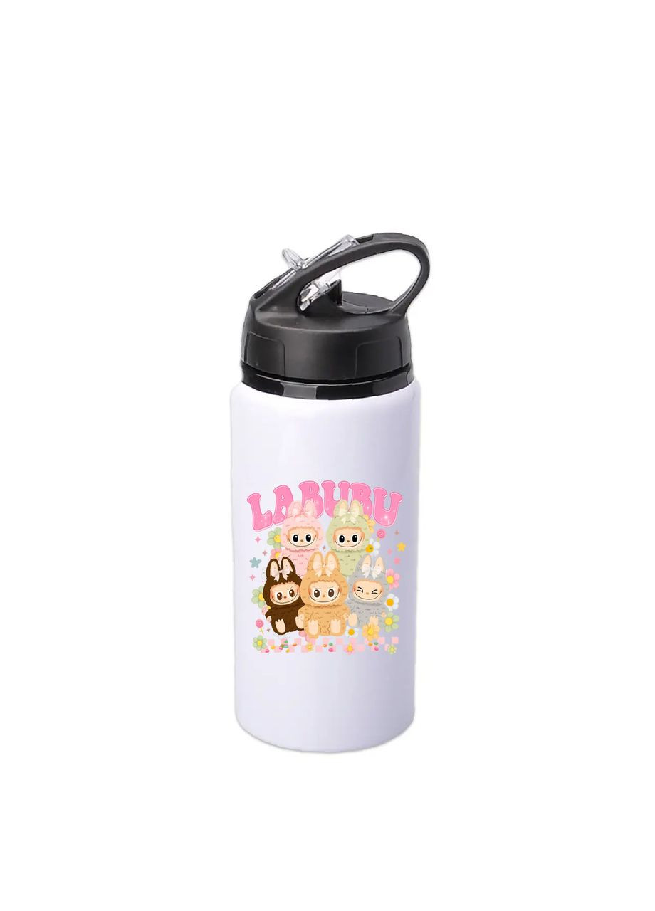 Пляшка для води з друком "Labubu" №3 (28798) No Brand (351593167)