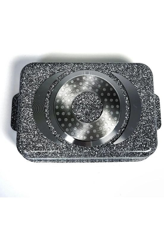 Жаровня з кришкою EB-12126 з мармуровим покриттям 4,7 л 32x23x7,5 см (EB-12126) Edenberg (365331013)