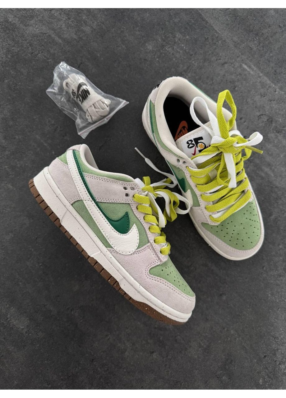Сірі Осінні кросівки чоловічі nike sb dunk ´85 double swoosh green найк сб данк No Brand
