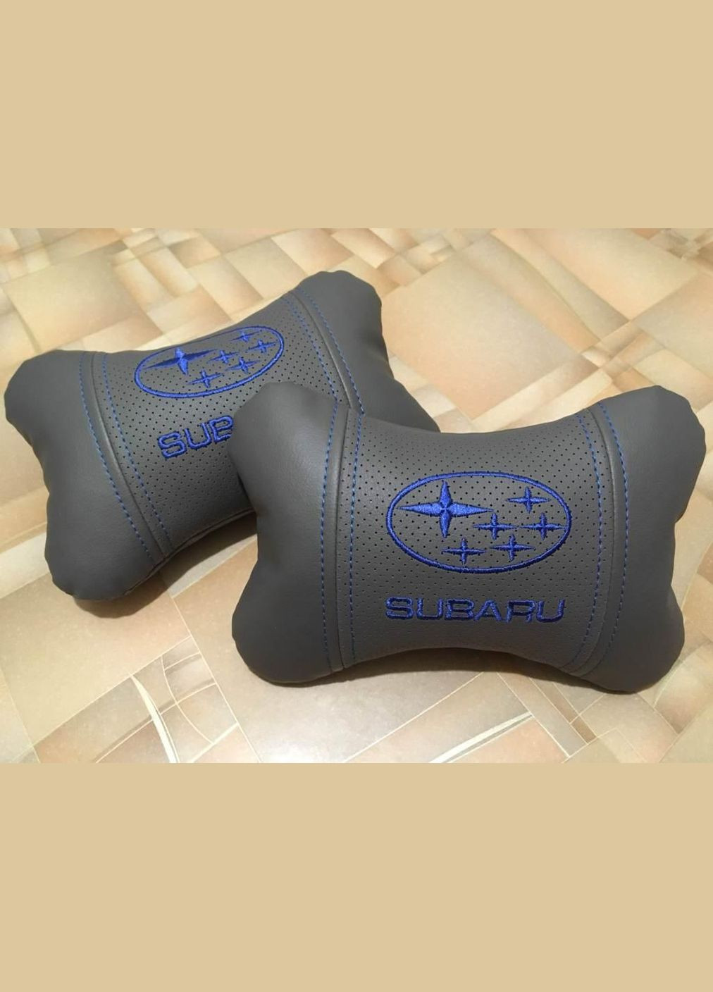 Подушка на підголовник в авто під шию 057 Subaru (340489806)