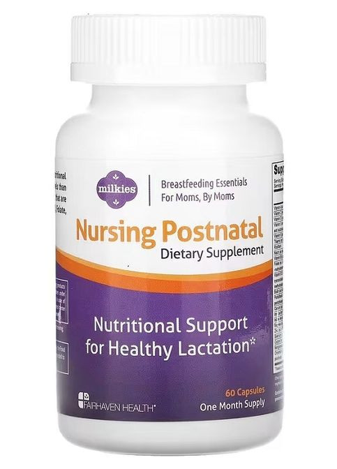Nursing Postnatal Breastfeeding Multivitamin 60 Caps Fairhaven Health (292556183)