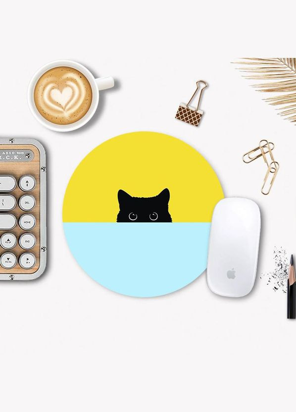 Коврик для мышки Котик патриотический No Brand (302085753)