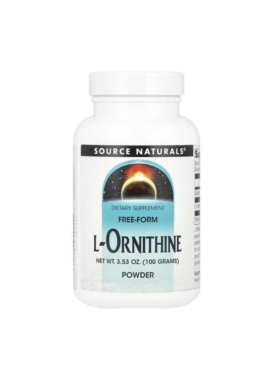 L-Ornithine - 100g Source Naturals (369399638)