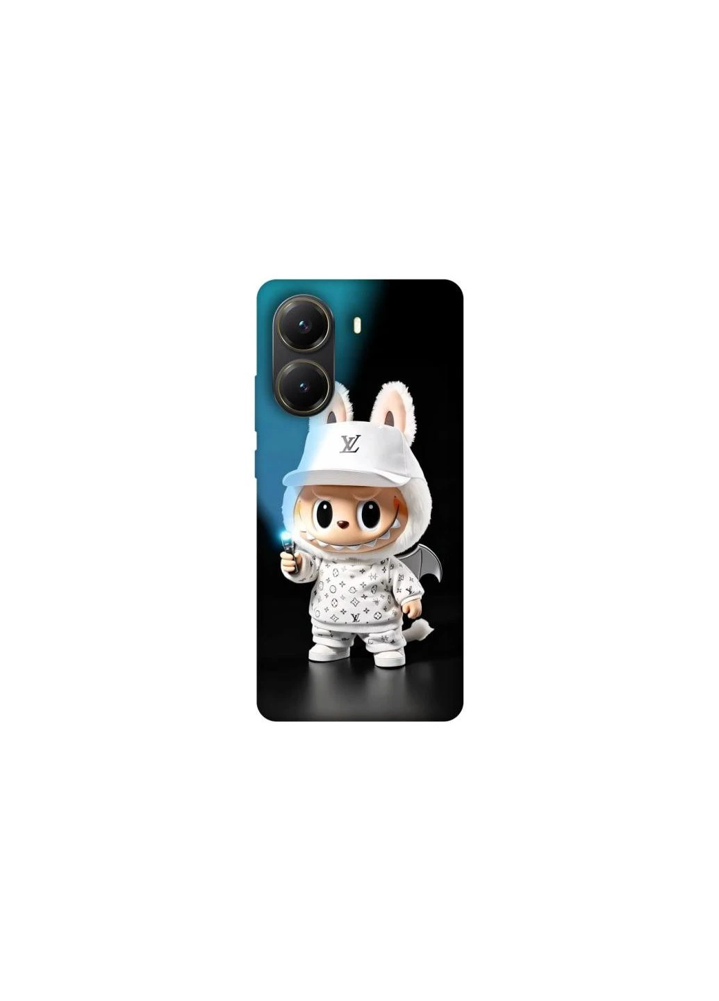 Чехол на Xiaomi Poco X7 Pro Labubu with flashlight ver.1 Frontalka (354669795)