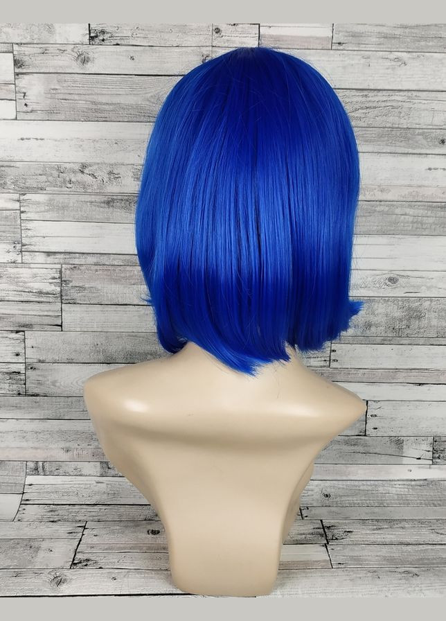 Парик каре синий аниме косплей cosplay No Brand 3648 (316322739)