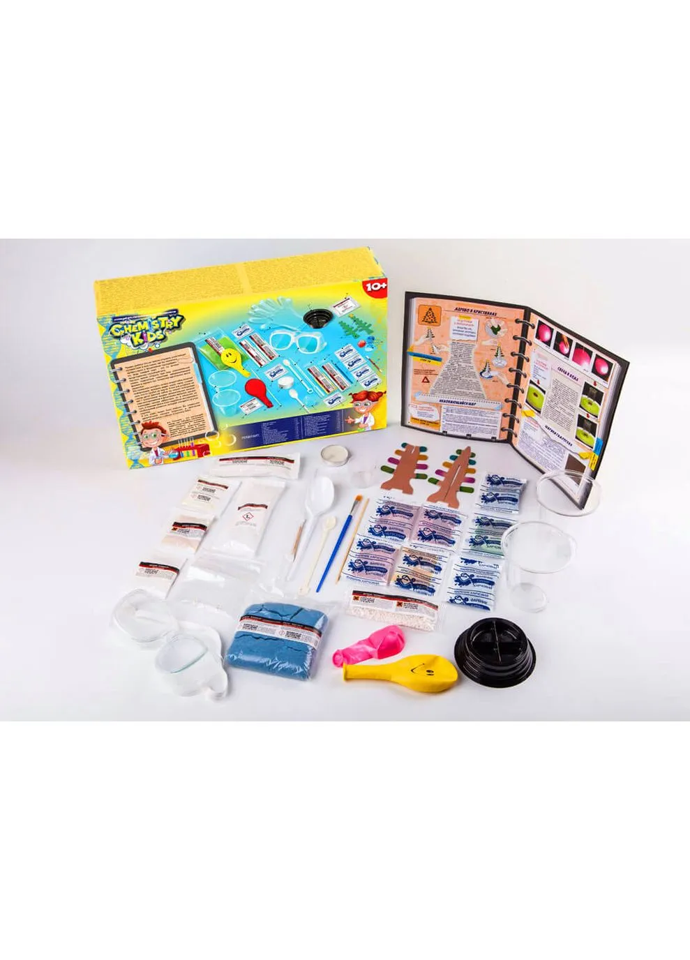Набор опытов Chemistry Kids 10 опытов (CHK-01-04U) Danko Toys (388376852)