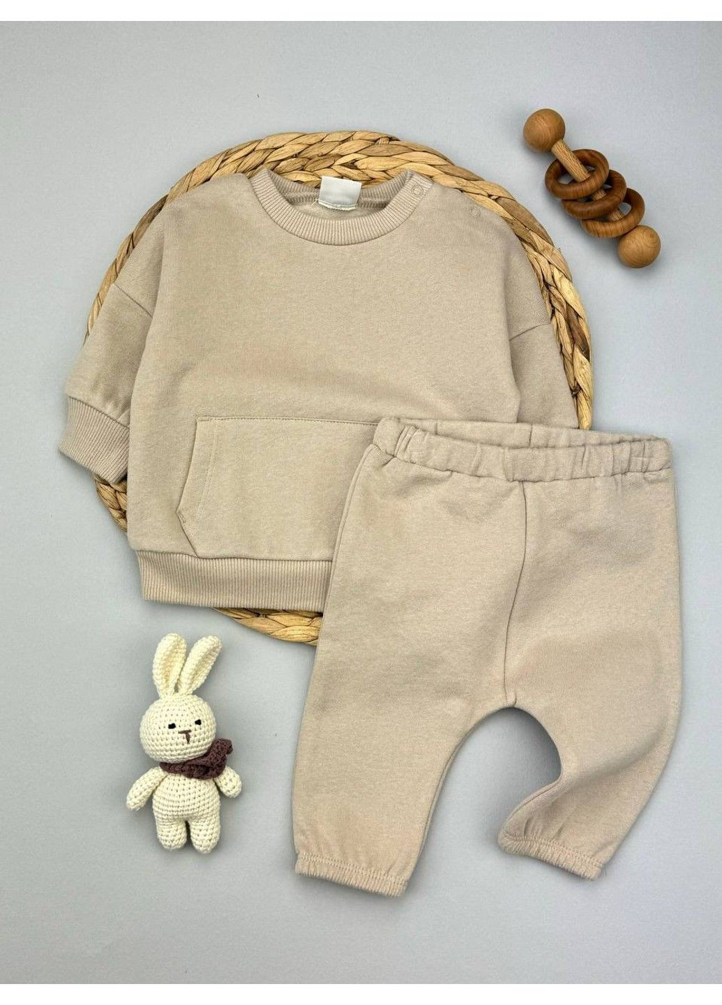 Бежевий демісезонний костюм Next Trend