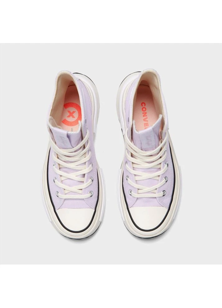 Фіолетові кеди run star legacy platform high top sneaker boots violet a03064c Converse