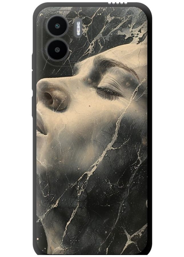 TPU черный чехол 'Мраморная женщина' для Endorphone Xiaomi Redmi A1 (285701619)