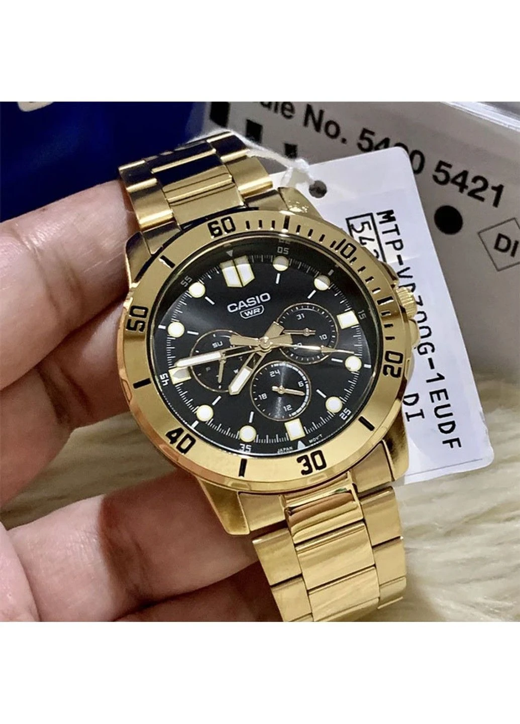 Чоловічий годинник MTP-VD300G-1E Casio (381365720)