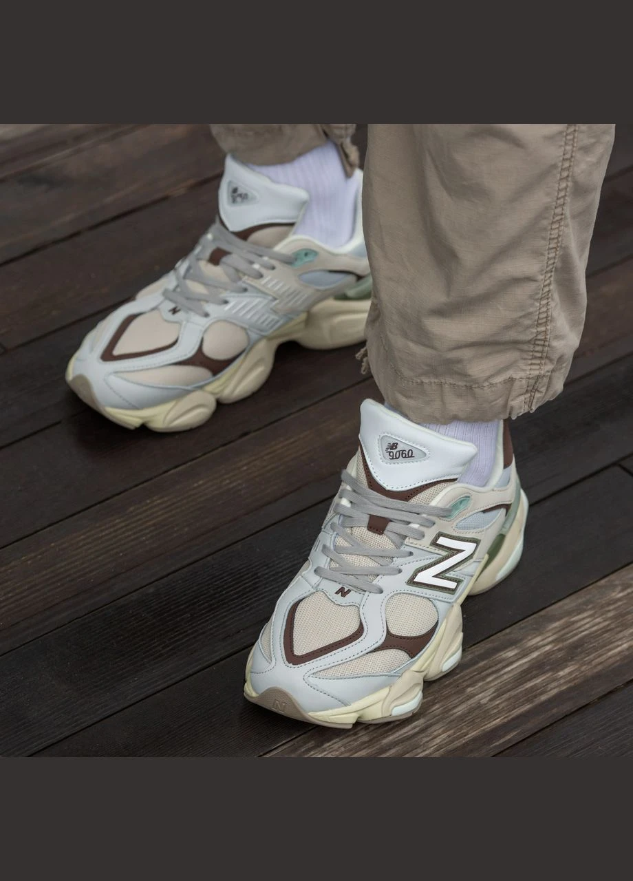 Сірі кроссовки 9060 grey matter timberwolf - u9060fna No Brand