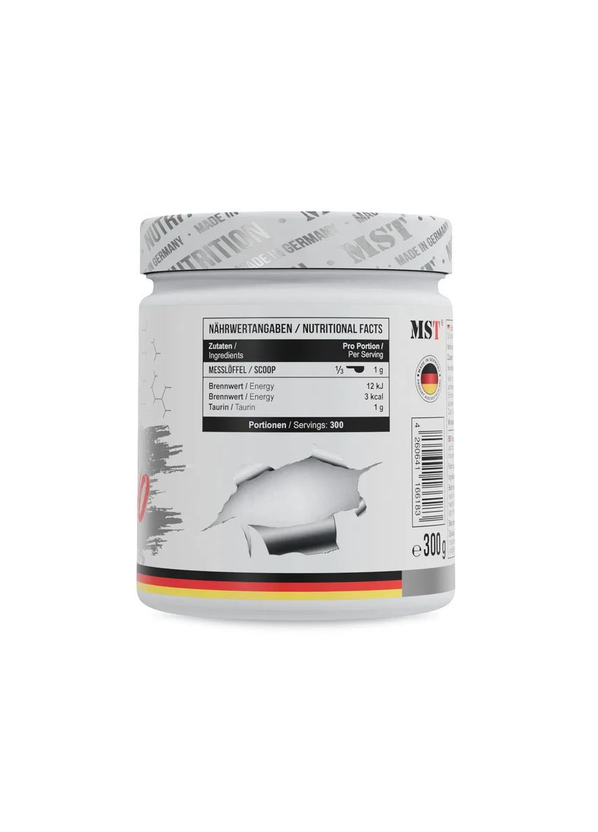 Таурин Taurine PWO 300 г MST (361117565)