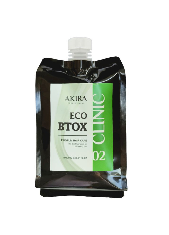 Засіб для відновлення волосся Eco Btox Hair Clinic 02 1000 мл (8809631821600) Akira (360715211)