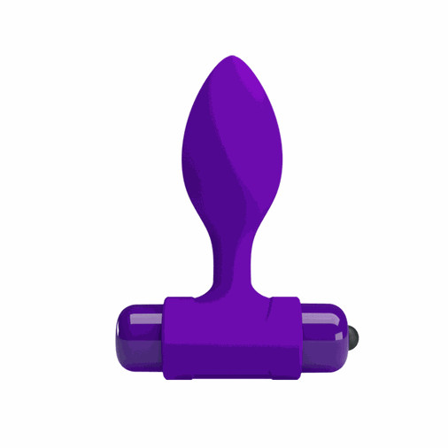 Анальна пробка Vibra Butt Plug Purple - CherryLove Pretty Love (329152775)