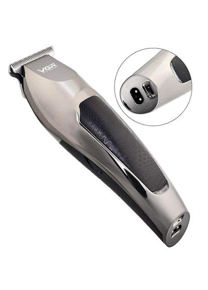 Аккумуляторная машинка для стрижки, электробритва на 5 насадок с триммером Navigator Professional V-030 USB 5 насадок VGR (350349361)