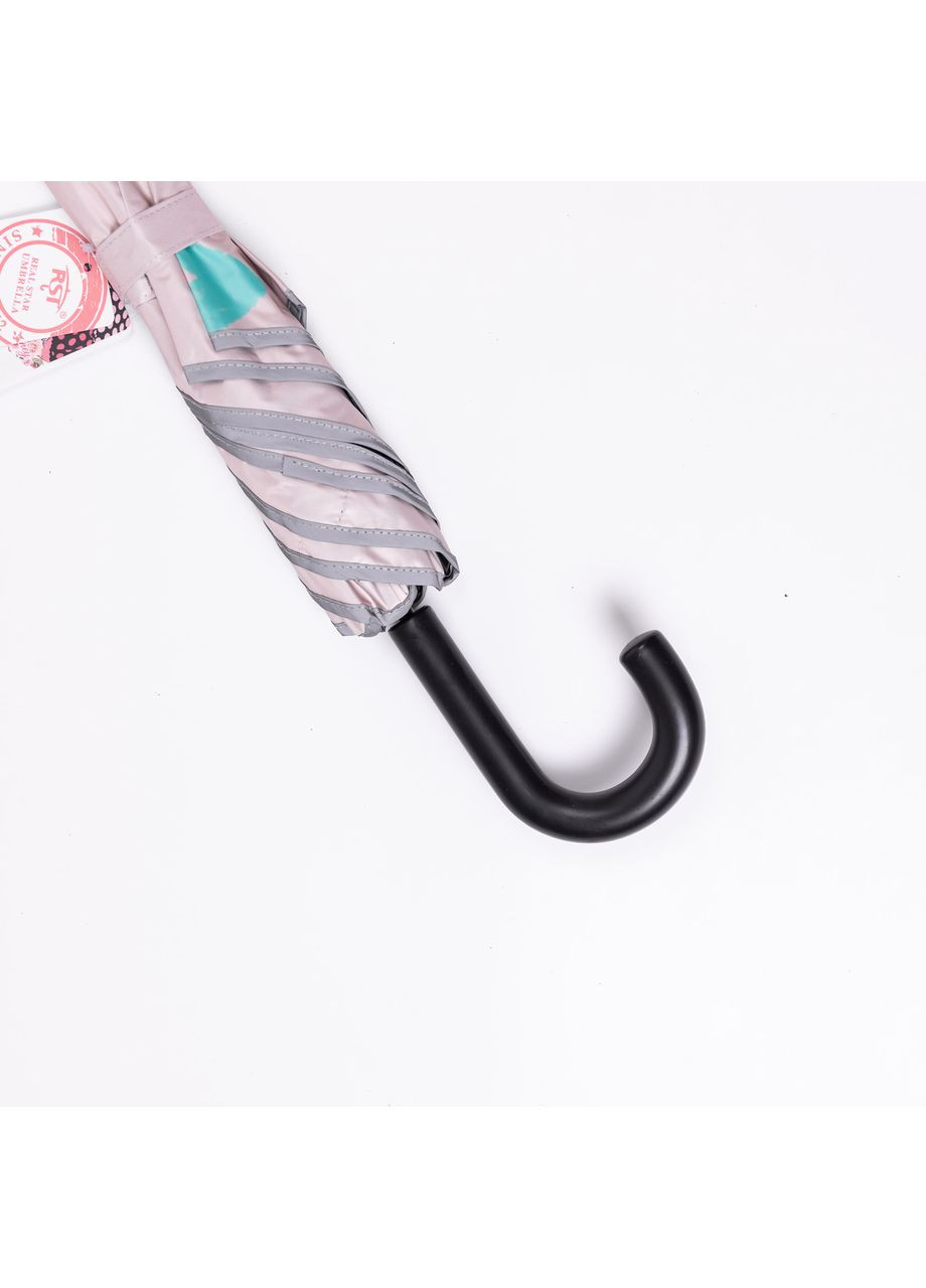 Бежева} дитяча механічна парасолька бежева з принтом 90 см для дощу стильна парасолька для дитини Yiwu (370602442)